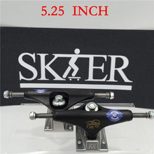 Load image into Gallery viewer, 2PCS USA Royal Skateboard Trucks 5.25 inch Aluminum Trucks 5.0" Double Rocker Skateboarding Accessories Street Skate Truck