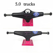 Load image into Gallery viewer, 2PCS USA Royal Skateboard Trucks 5.25 inch Aluminum Trucks 5.0" Double Rocker Skateboarding Accessories Street Skate Truck