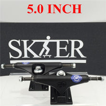 Load image into Gallery viewer, 2PCS USA Royal Skateboard Trucks 5.25 inch Aluminum Trucks 5.0" Double Rocker Skateboarding Accessories Street Skate Truck