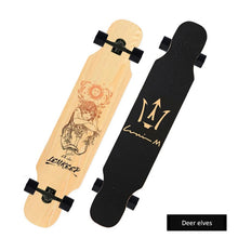 Load image into Gallery viewer, 108cm Small long board skateboard beginner skateboard car adult road skateboard dance board brush street long board