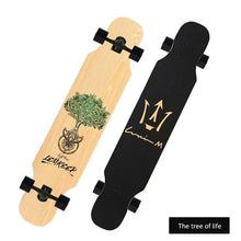 Load image into Gallery viewer, 108cm Small long board skateboard beginner skateboard car adult road skateboard dance board brush street long board