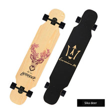 Load image into Gallery viewer, 108cm Small long board skateboard beginner skateboard car adult road skateboard dance board brush street long board
