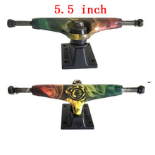 Load image into Gallery viewer, 2PCS Ruckus Double Rocker Skateboard Trucks 5.0"/5.25" Aluminum designed Skate Trucks for 7.5-8.25" decks Skateboarding Bridges
