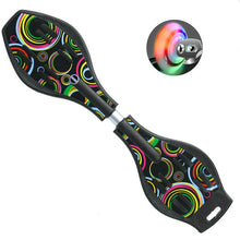Load image into Gallery viewer, Adult Children's Two-wheeled Skateboard Beginners Flashing Vitality Board Two-wheeled Scooter
